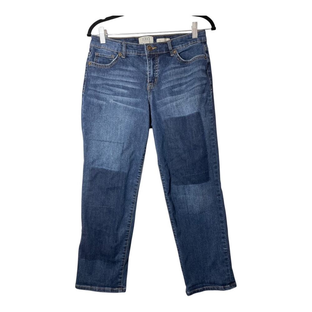 Logo Lori Goldstein Jeans Shadow Patchwork Boyfri… - image 2